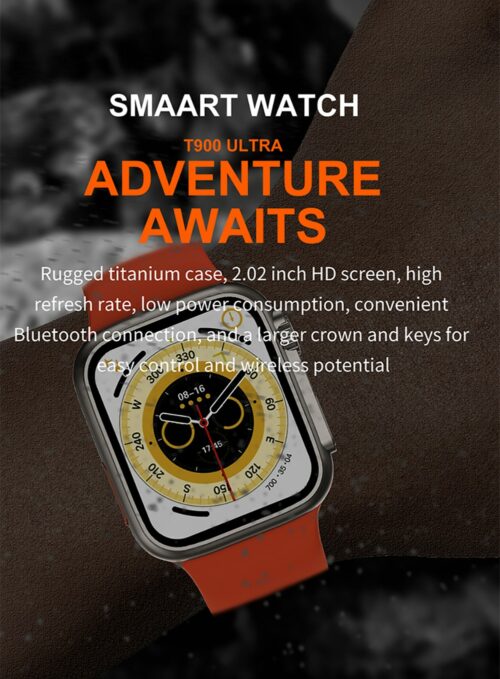 Reloj inteligente T900 Ultra Serie 8 2
